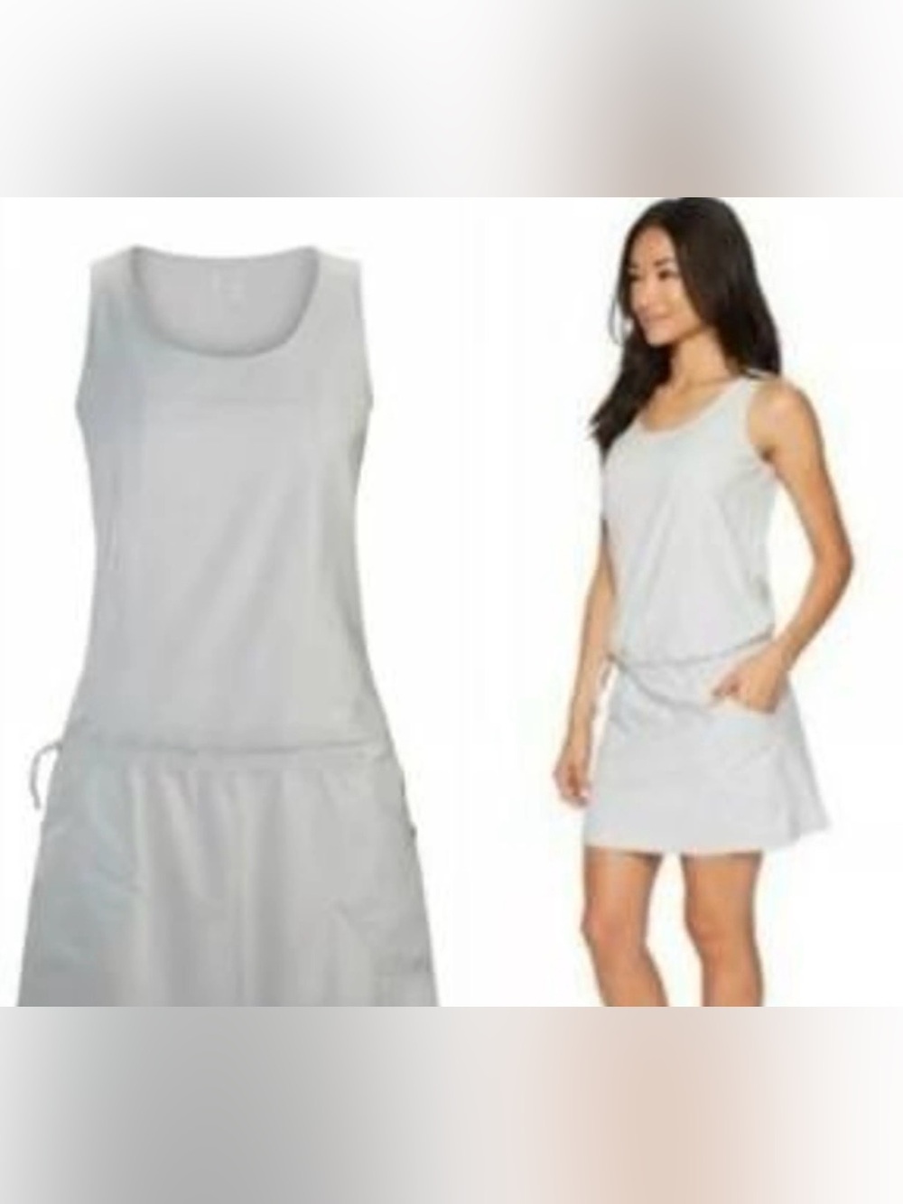 Arc'teryx Contenta Sleeveless Dress Light Gray XS EUC